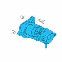 OEM 2014 Chevrolet Spark Starter Diagram - 25193777