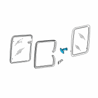 OEM 1990 Ford Ranger Latch Diagram - E6TZ-13303A24-A