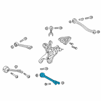 OEM 2020 Honda Clarity Arm Complete, Rear Diagram - 52350-TRT-A00