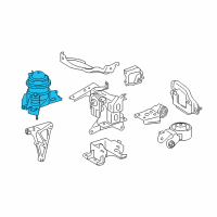 OEM 2015 Toyota Prius C Insulator Diagram - 12305-21570