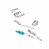 OEM Dodge Grand Caravan ISOLATOR-Exhaust Diagram - 4809106