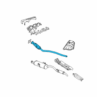 OEM 2003 Dodge Caravan Catalytic Converter Diagram - 4881024AD