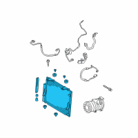 OEM 2015 Toyota Tundra Condenser Diagram - 88460-0C101