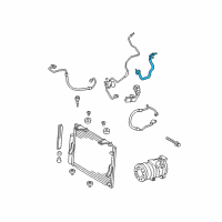 OEM 2016 Toyota Tundra Suction Pipe Diagram - 88717-0C150