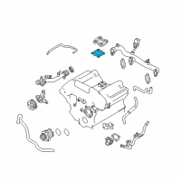 OEM 2007 Infiniti M35 Gasket-Water Outlet Diagram - 11062-4P100