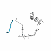 OEM 2005 Chrysler PT Cruiser Hose-Power Steering Return Diagram - 5272316AG