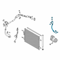 OEM 2018 Hyundai Ioniq Hose-Discharge Diagram - 97762-G5200