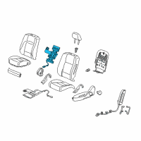 OEM Acura ZDX Heater Complete L, Frbk Diagram - 81524-SZN-A01