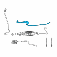 OEM Ram 1500 TUBE ASSY-FUEL VAPOR Diagram - 68527263AA