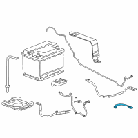 OEM 2016 Cadillac ELR Negative Cable Diagram - 23186420