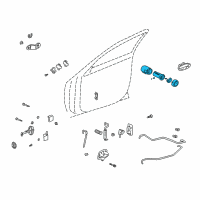 OEM Oldsmobile Cylinder & Keys Diagram - 15825364