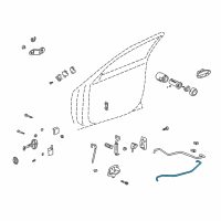 OEM 2005 Buick LeSabre ROD, Door Locking Diagram - 25656907
