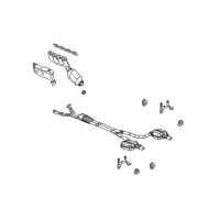 OEM Cadillac STS Muffler & Pipe Seal Diagram - 25709703