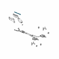 OEM 2005 Cadillac STS Manifold Gasket Diagram - 12567655