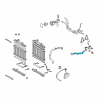 OEM 2008 Toyota Camry Upper Hose Diagram - 16571-0P070