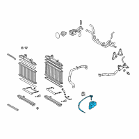 OEM Toyota Camry Reservoir Assembly Diagram - 16470-28100