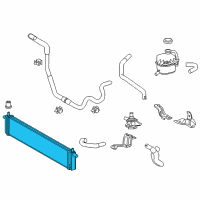 OEM Lexus NX300h Radiator Assembly Diagram - G9010-78020