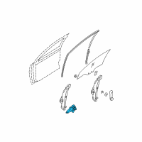 OEM 2008 Kia Rio Motor Assembly-Power WDO Diagram - 988101E100