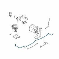 OEM BMW Z3 Vent Pipe, Fuel Diagram - 16-13-1-184-009