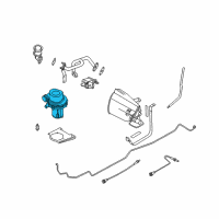 OEM 2000 BMW Z3 Air Pump Diagram - 11-72-1-432-907