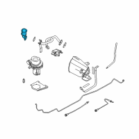 OEM 1998 BMW 328i Air Injection Pump Check Valve Diagram - 11-72-7-540-466