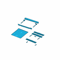 OEM 2001 Jeep Wrangler Pan-Floor Diagram - 55174811AC