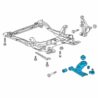 OEM 2012 Chevrolet Sonic Lower Control Arm Diagram - 95281652