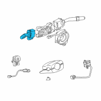 OEM 2001 Toyota Solara Headlamp Switch Diagram - 84140-06050