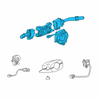 OEM Toyota Camry Combo Switch Diagram - 84310-06190