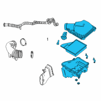 OEM 2014 Ford Mustang Air Cleaner Assembly Diagram - BR3Z-9600-C