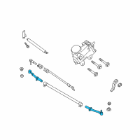 OEM 2011 Ford F-250 Super Duty Outer Tie Rod Diagram - HC3Z-3A131-E