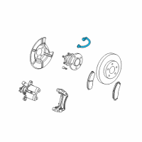 OEM 2008 Chevrolet Cobalt Hose Asm, Rear Brake Diagram - 19366741