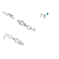 OEM 2012 Nissan Versa Seal-Oil, Differential Transmission Case Diagram - 38342-8E000