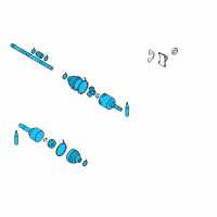 OEM 2009 Nissan Versa Shaft Assembly-Front Drive RH Diagram - 39100-9EL0B