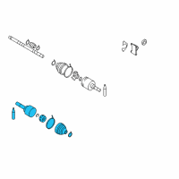 OEM 2008 Nissan Versa Joint Assy-Outer Diagram - C9211-EL00B