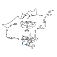 OEM 2016 Jeep Grand Cherokee Screw-HEXAGON Head Diagram - 6509393AA