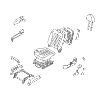 OEM 2010 Kia Sedona Warmer-Seat Back Diagram - 884994D011