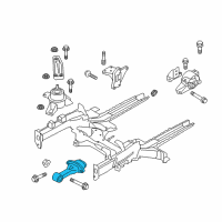 OEM Kia Soul Roll Rod Bracket Assembly Diagram - 219501J000