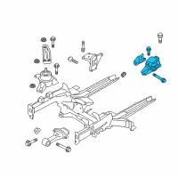 OEM Kia Bracket Assembly-TRANSAXLE Diagram - 218302K600