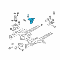 OEM 2011 Kia Soul Engine Support Bracket Assembly Diagram - 216702B000