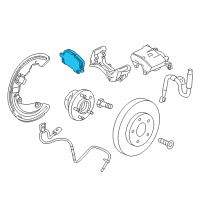 OEM Chevrolet Equinox Rear Pads Diagram - 84259368