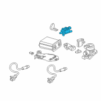 OEM Chevrolet Suburban 2500 Solenoid Diagram - 12597567