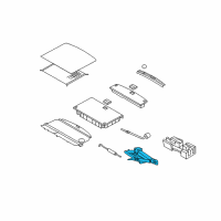 OEM 2011 Hyundai Veracruz Jack Assembly Diagram - 09110-2B000