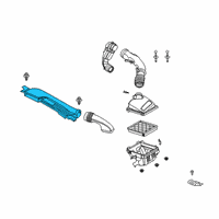 OEM 2022 Ford Escape TUBE - AIR CLEANER INTAKE Diagram - LX6Z-9A624-A