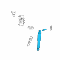 OEM 2008 GMC Acadia Shock Diagram - 25822946