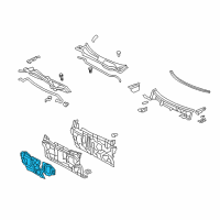 OEM Toyota Avalon Front Insulator Diagram - 55223-06080