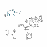 OEM 2016 Lexus ES300h Harness Assy, Air Conditioner Diagram - 82212-06121