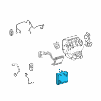 OEM 2015 Toyota Camry Evaporator Core Diagram - 88501-06240