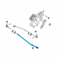 OEM Ford E-150 Drag Link Diagram - 8C2Z-3304-D