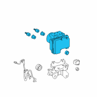 OEM 2005 Scion xA Actuator Assembly Diagram - 44050-52370